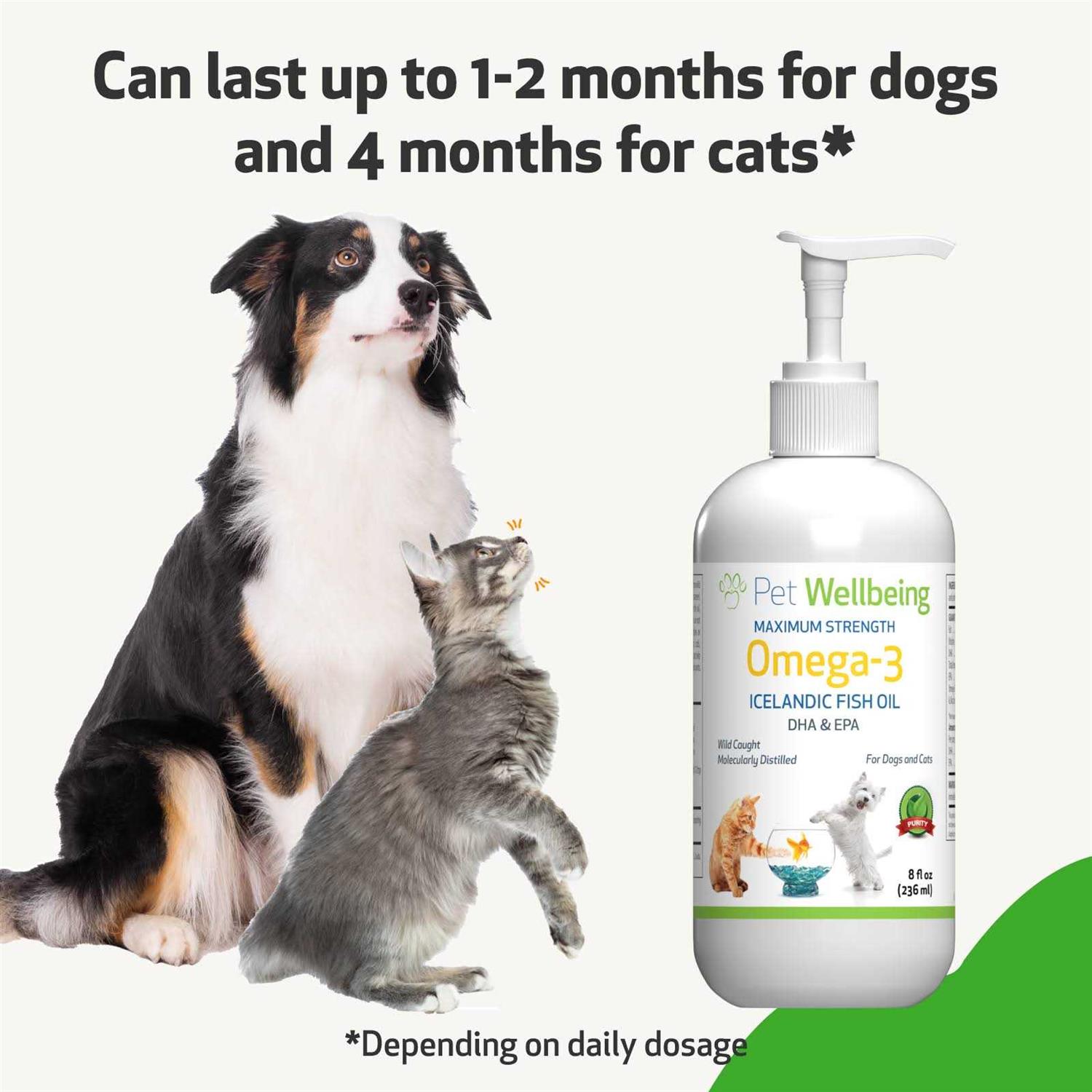 Pet Wellbeing Omega-3 Skin and Itch Support for Cats and Dogs - Healthber