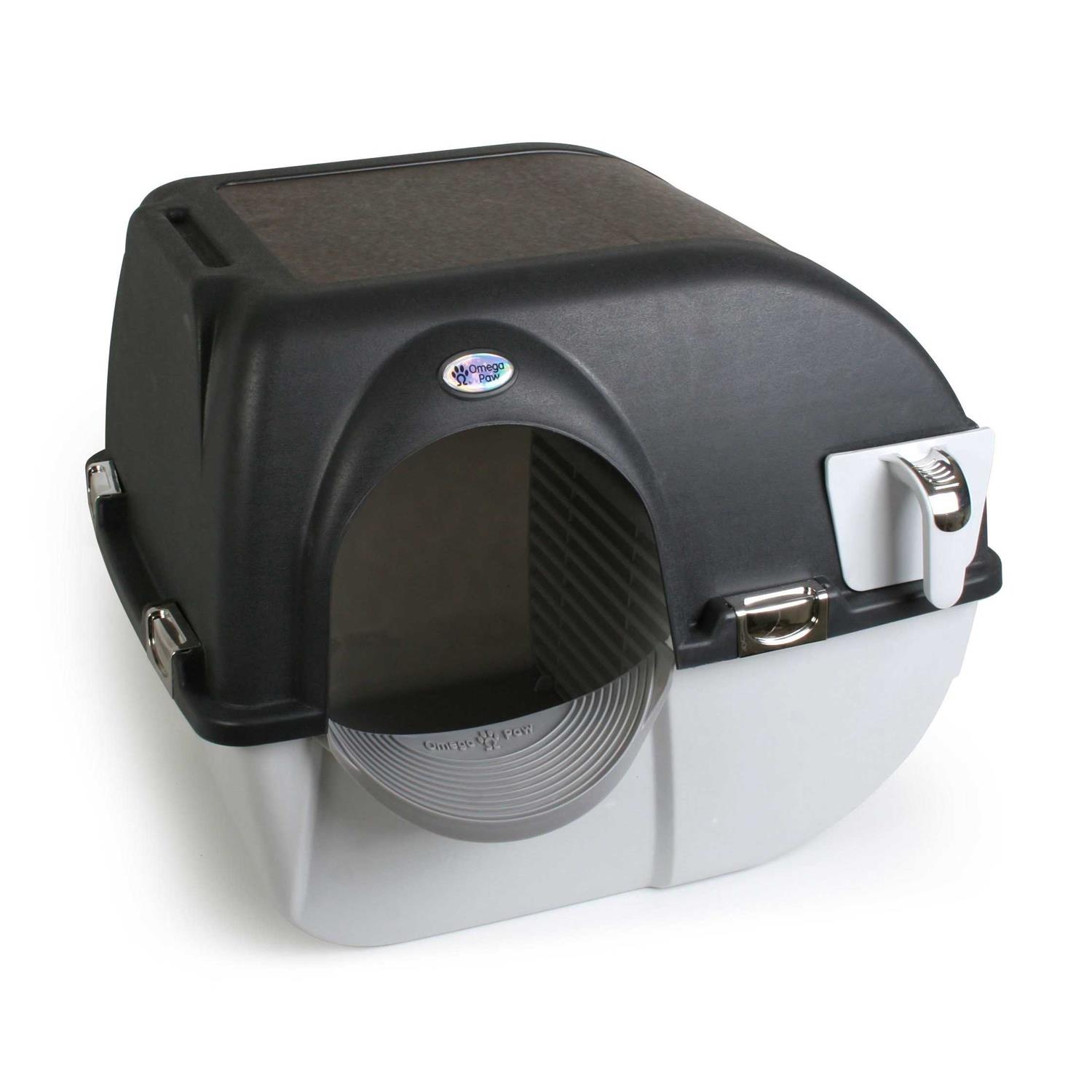 Omega Paw Roll ‘N Clean Self Cleaning Litter Box - Healthber