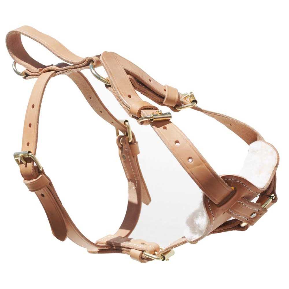 Signature k-9 Leather Tracking Harness - Healthber