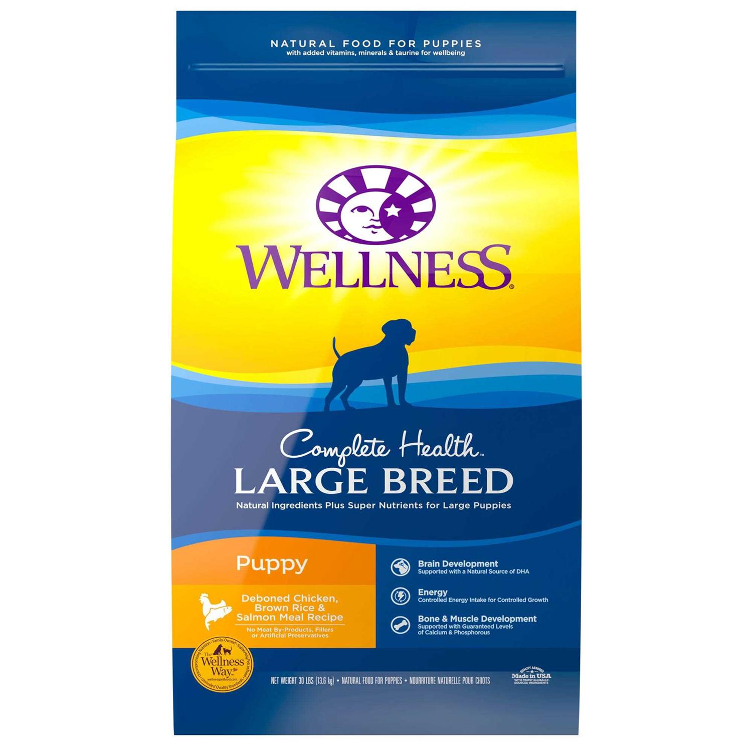 Wellness Complete Health Large Breed Puppy Dry Dog Food - Healthber