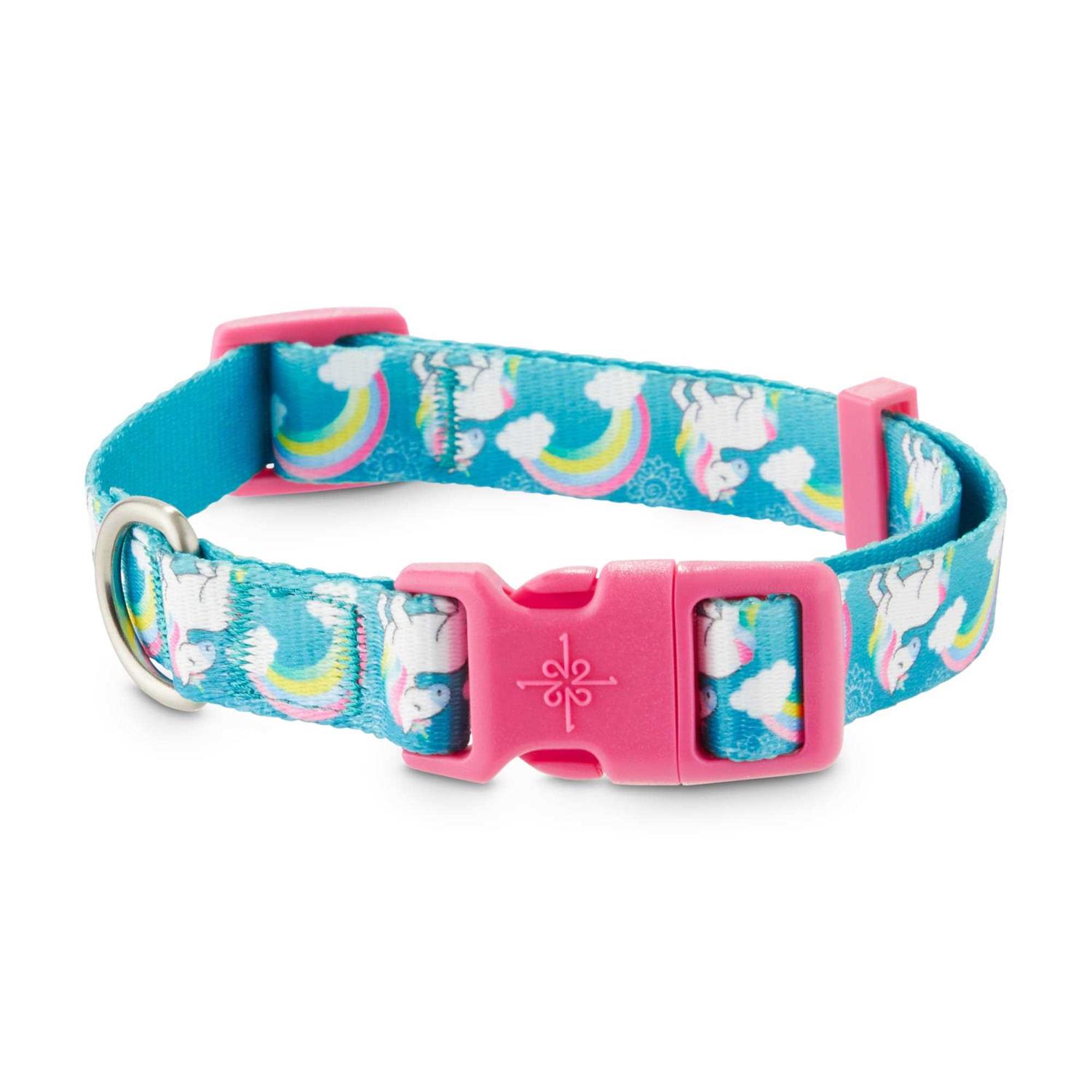 Youly The Happy-Go-Lucky Rainbows and Unicorns Dog Collar - Healthber