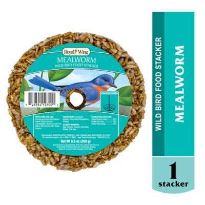 Royal Wing Mealworm Wild Bird Food Stacker 1305557 - Healthber