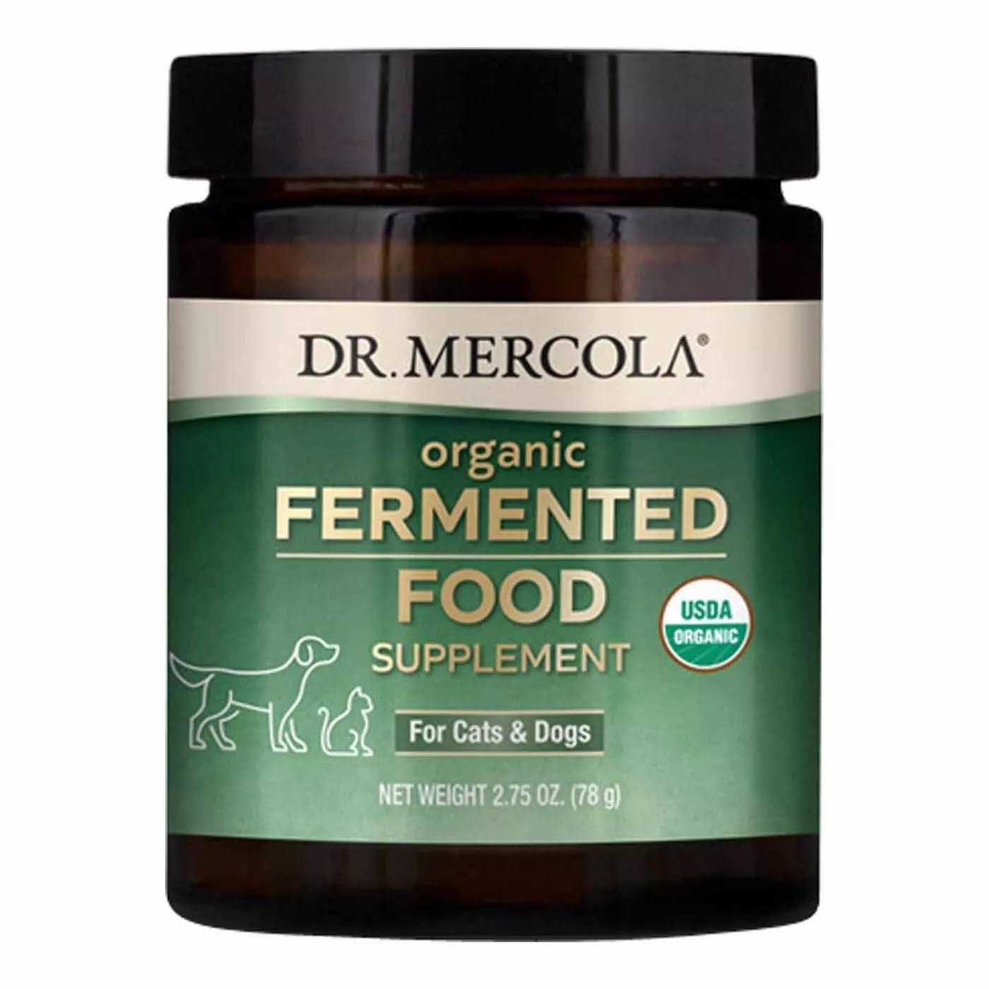 Dr. Mercola Organic Fermented Food Supplement for Cats & Dogs - Healthber
