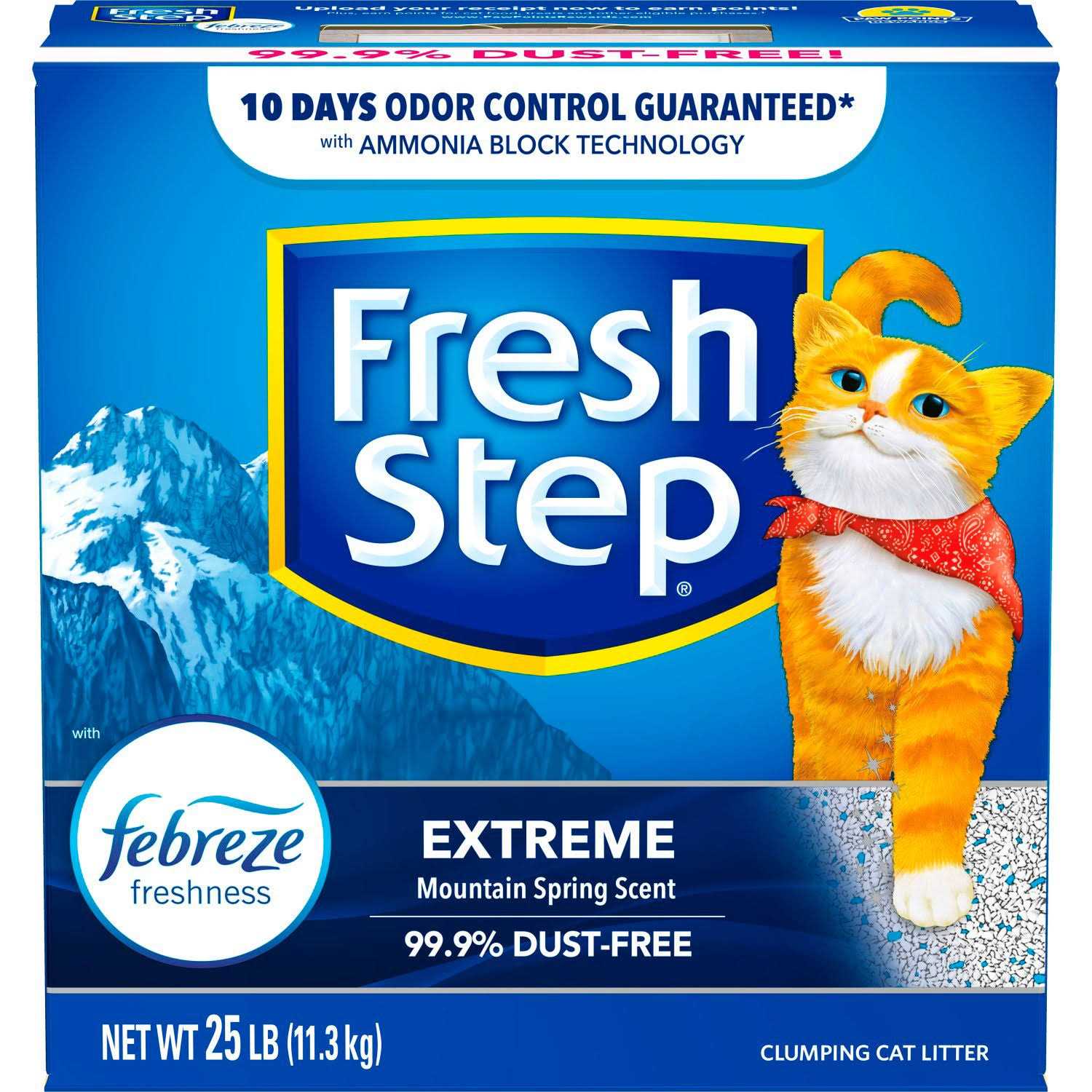 Fresh Step Extreme Febreze Clumping Cat Litter - Healthber