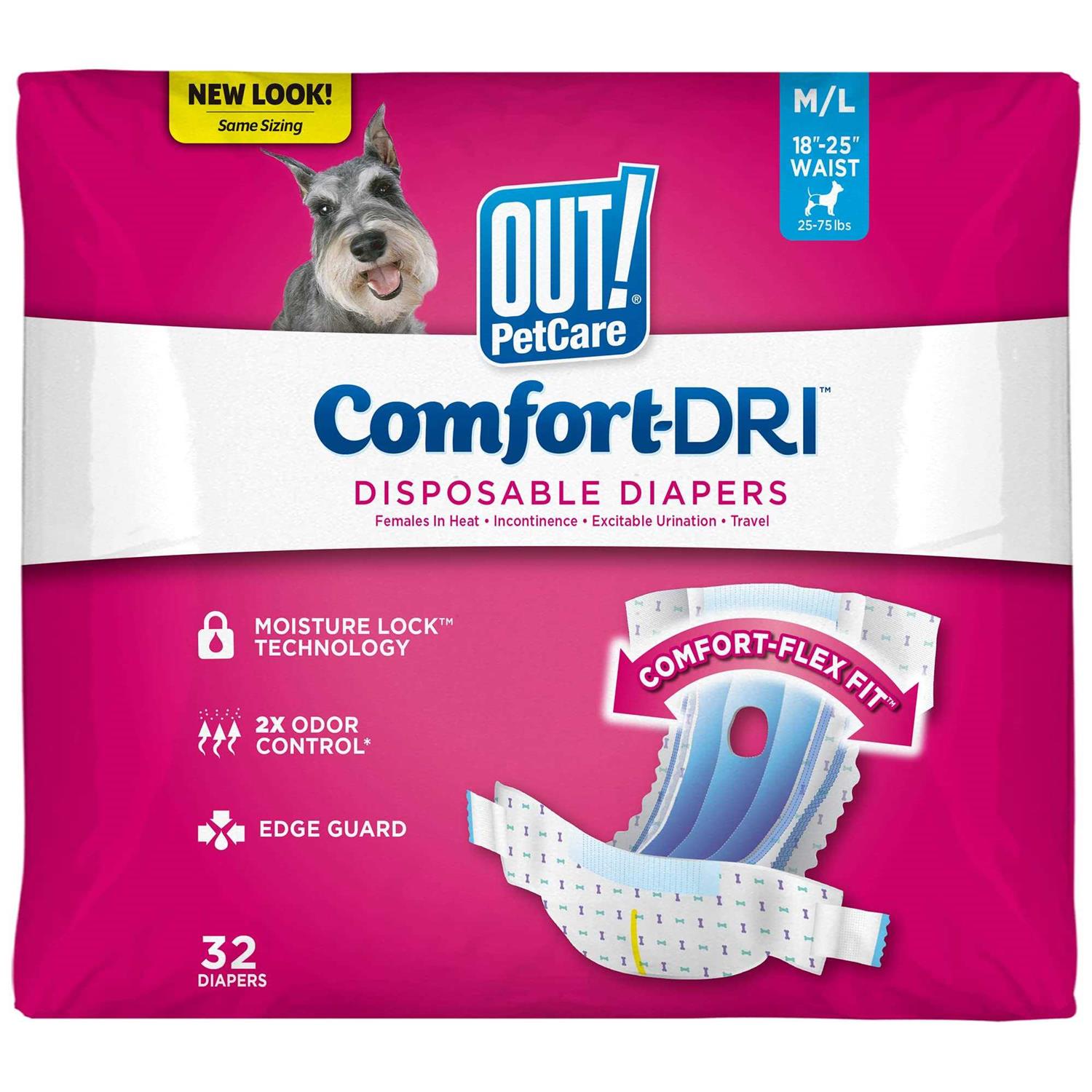 Out! Disposable Female Dog Diapers - Healthber