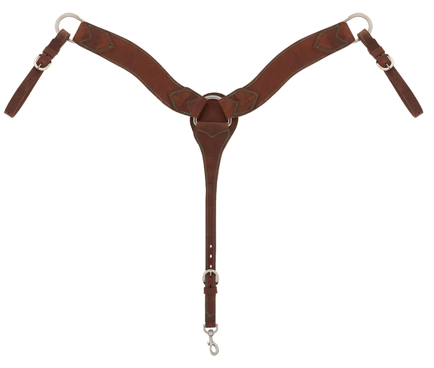 Smarty x Synergy Harness Leather Roper Breast Collar - Healthber