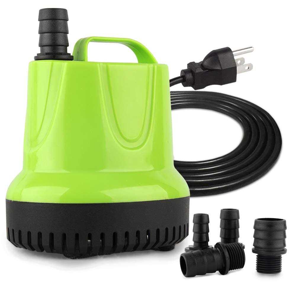 FREESEA GPH Submersible Water Pump for Pond Aquarium Hydroponics Fish Tank Fountain Waterfall - Healthber