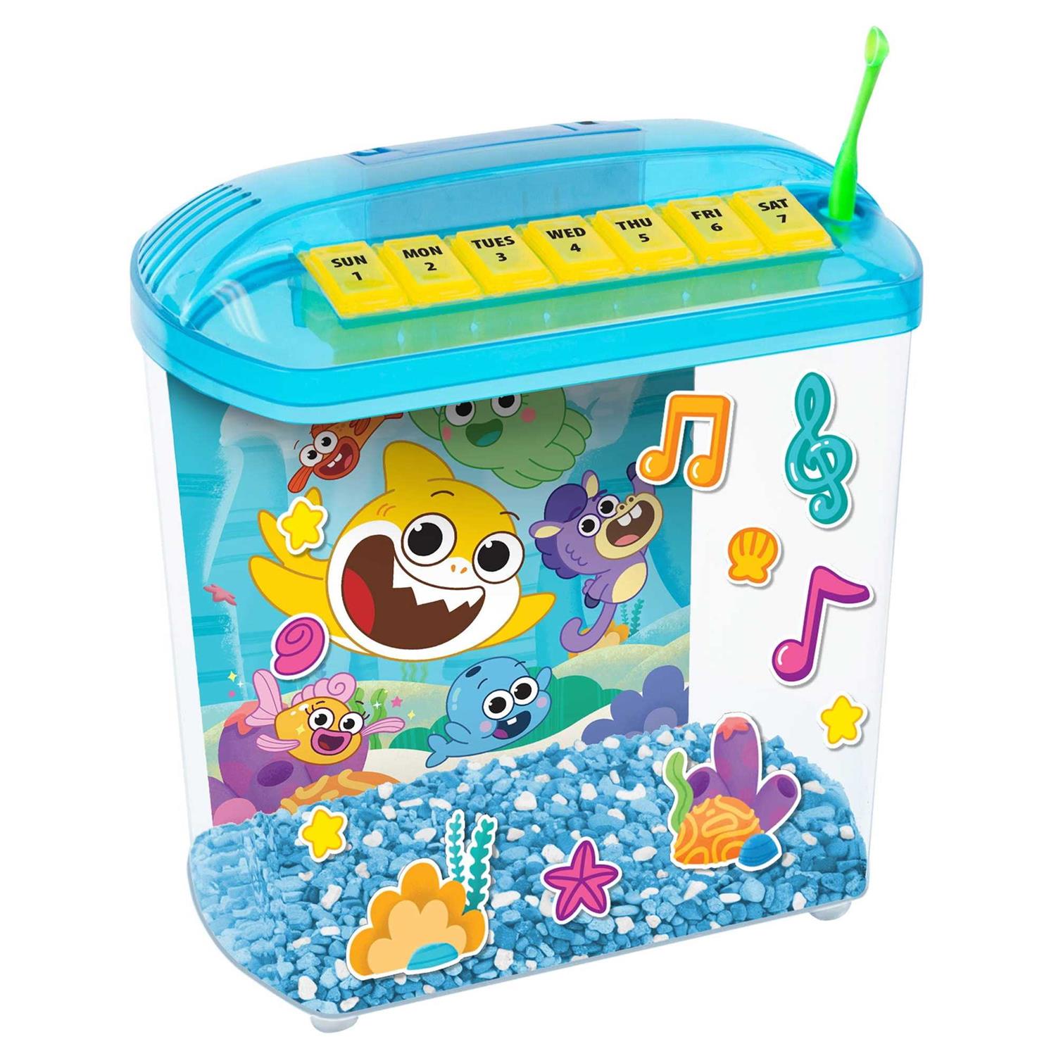 Penn-Plax Baby Shark Rite-Bite Educational Betta Tank - Healthber