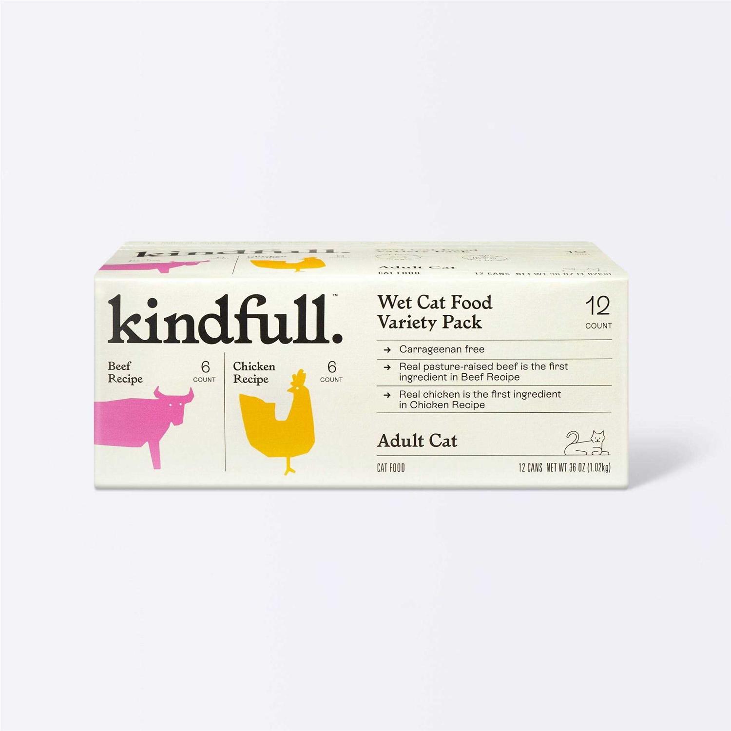 Kindfull Chicken and Beef Wet Cat Food - Healthber