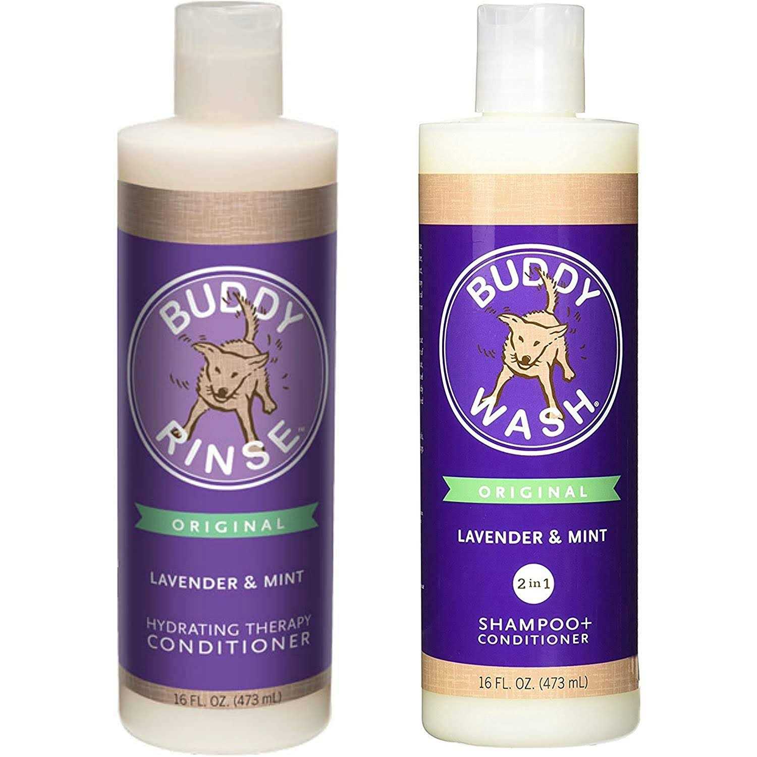 Cloud Star Buddy Wash Lavender & Mint Dog Shampoo & Conditioner - Healthber