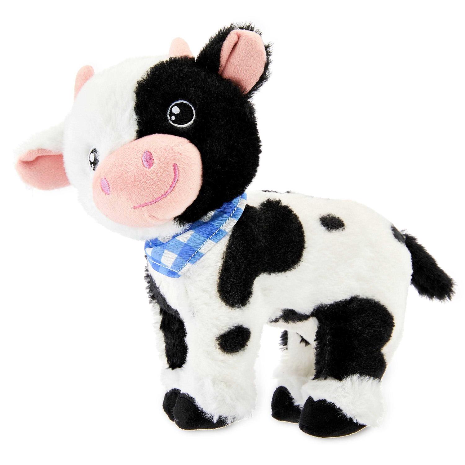 Vibrant Life Plush Cow Dog Toy - Healthber