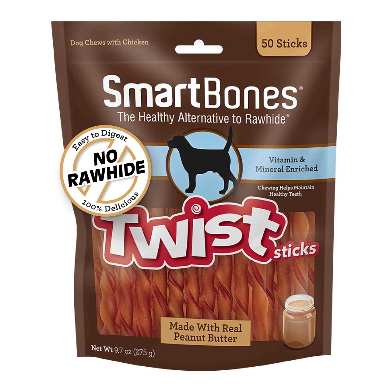 SmartBones Smart Twist Sticks - Healthber
