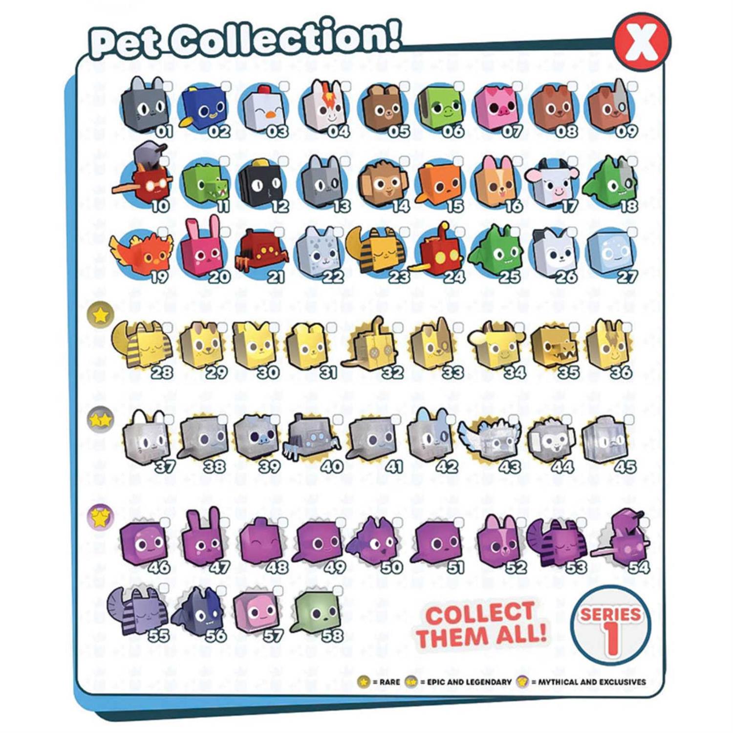 Pet Simulator X Blue Iridescence Cat Collector Bundle - Healthber