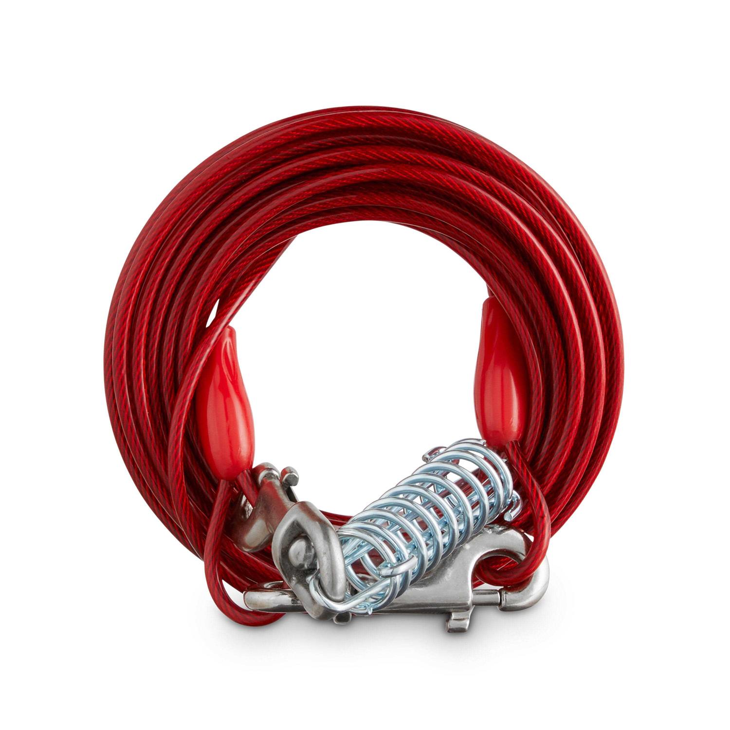EveryYay Stretch Your Legs Trusty Tether Tie-Out Cable with Spring Stake - Healthber