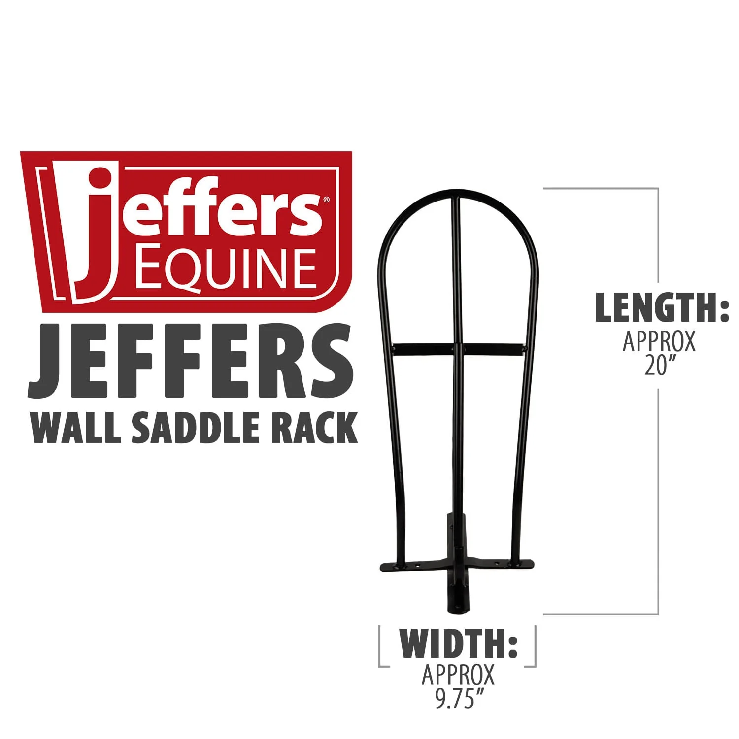 Wall Mount English Saddle Rack with Tack Hook - Healthber