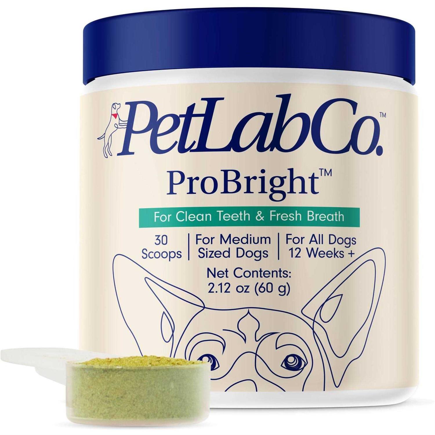 PetLab Co. ProBright Dog Dental Powder Dogs - Healthber