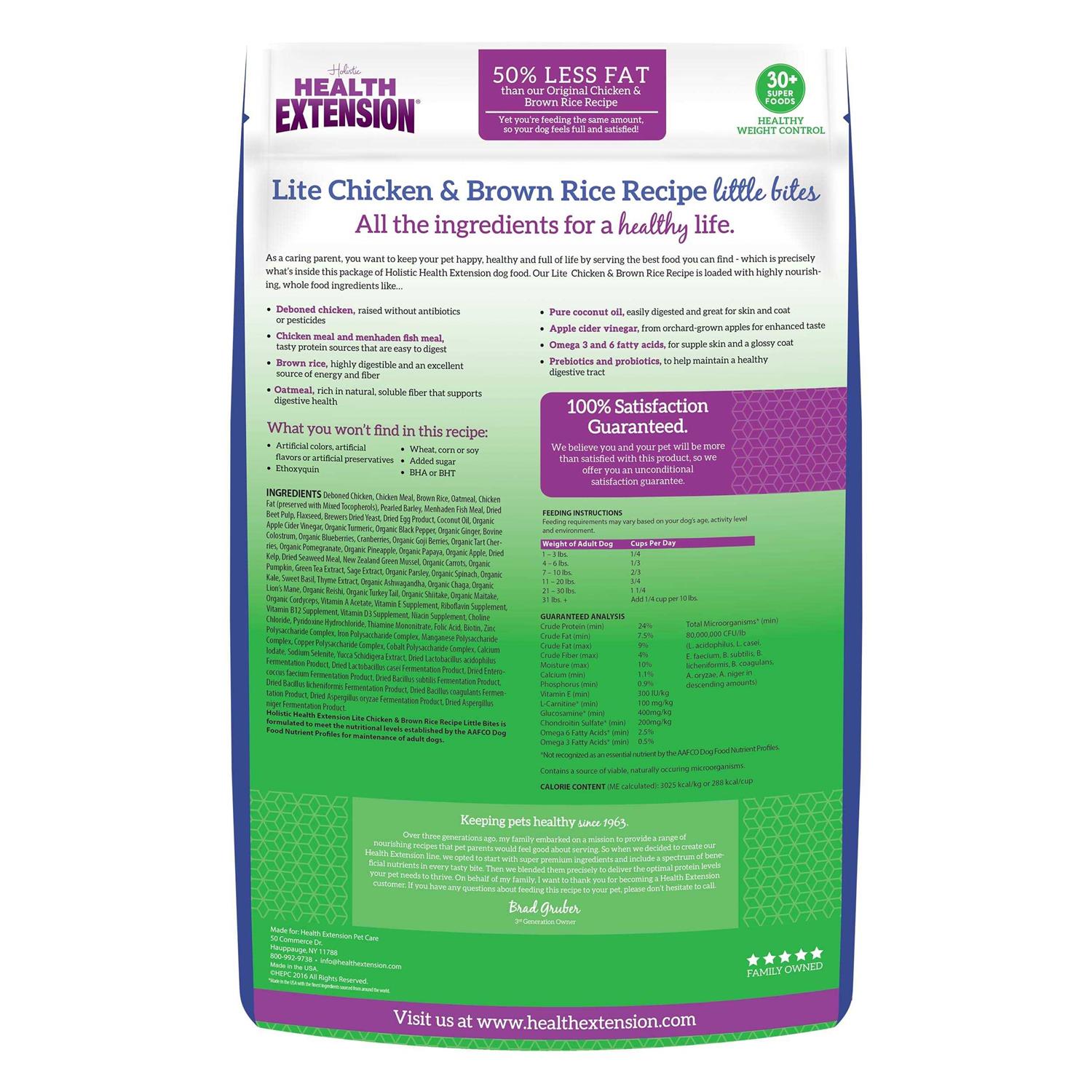 Health Extension Lite Little Bites Dry Dog Food - Healthber