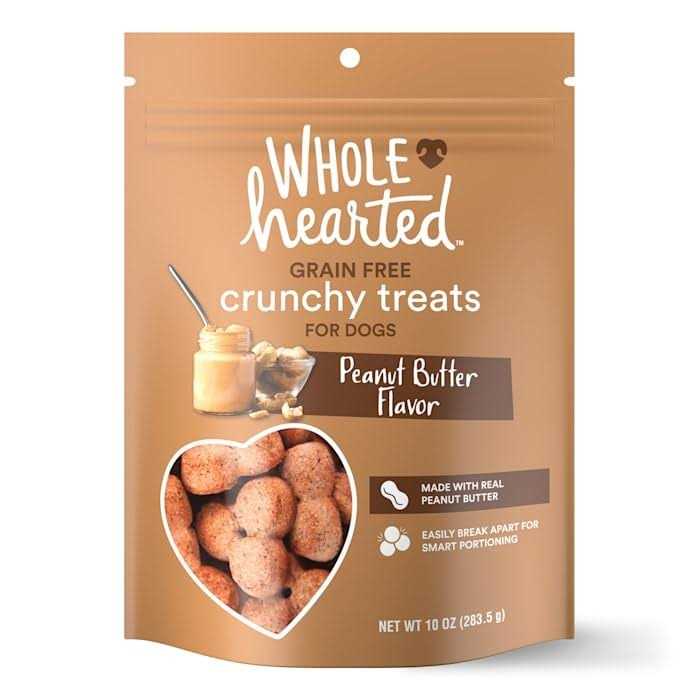 WholeHearted Grain Free Peanut Butter Dog Treats - Healthber