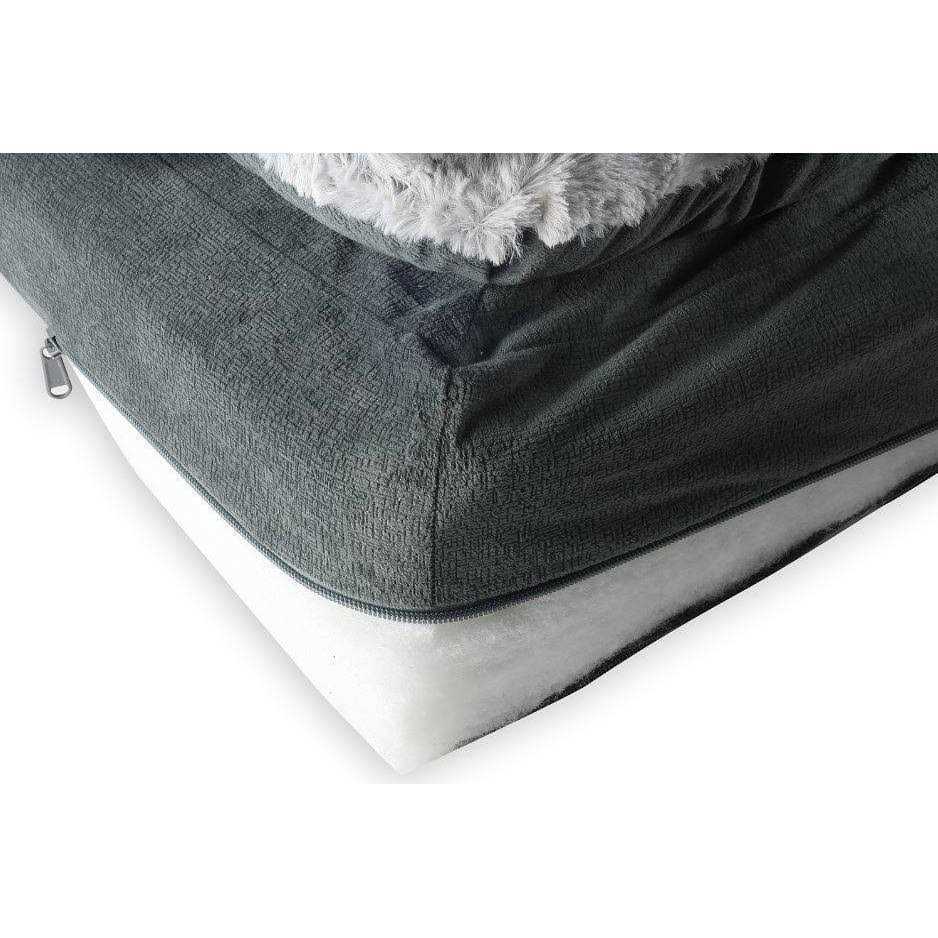 Canine Creations Arlee Pillow Topper Rectangle Pet Dog Bed - Healthber