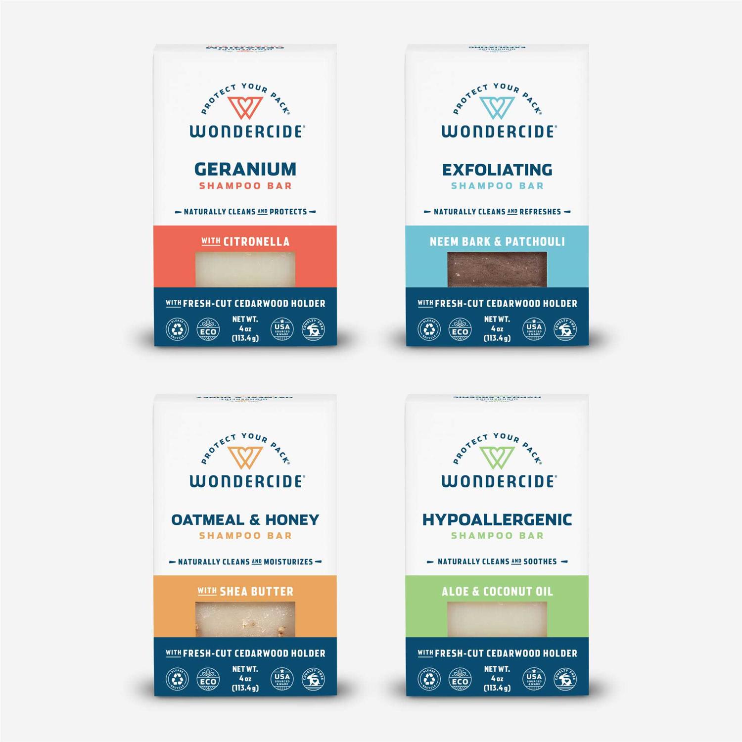 Wondercide Hypoallergenic Shampoo Bar - Healthber