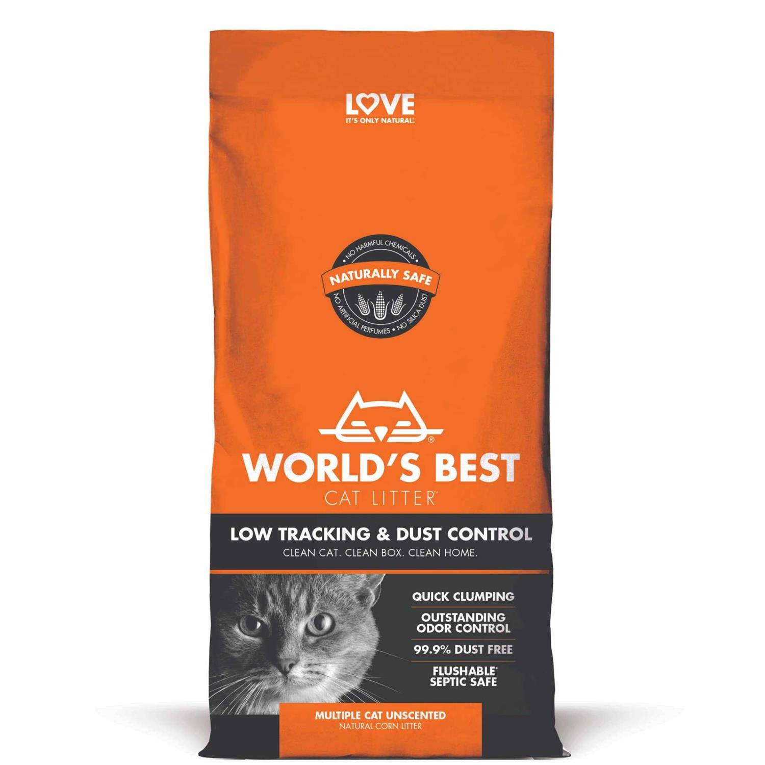 World’s Best Cat Litter Low Tracking & Dust Control - Healthber