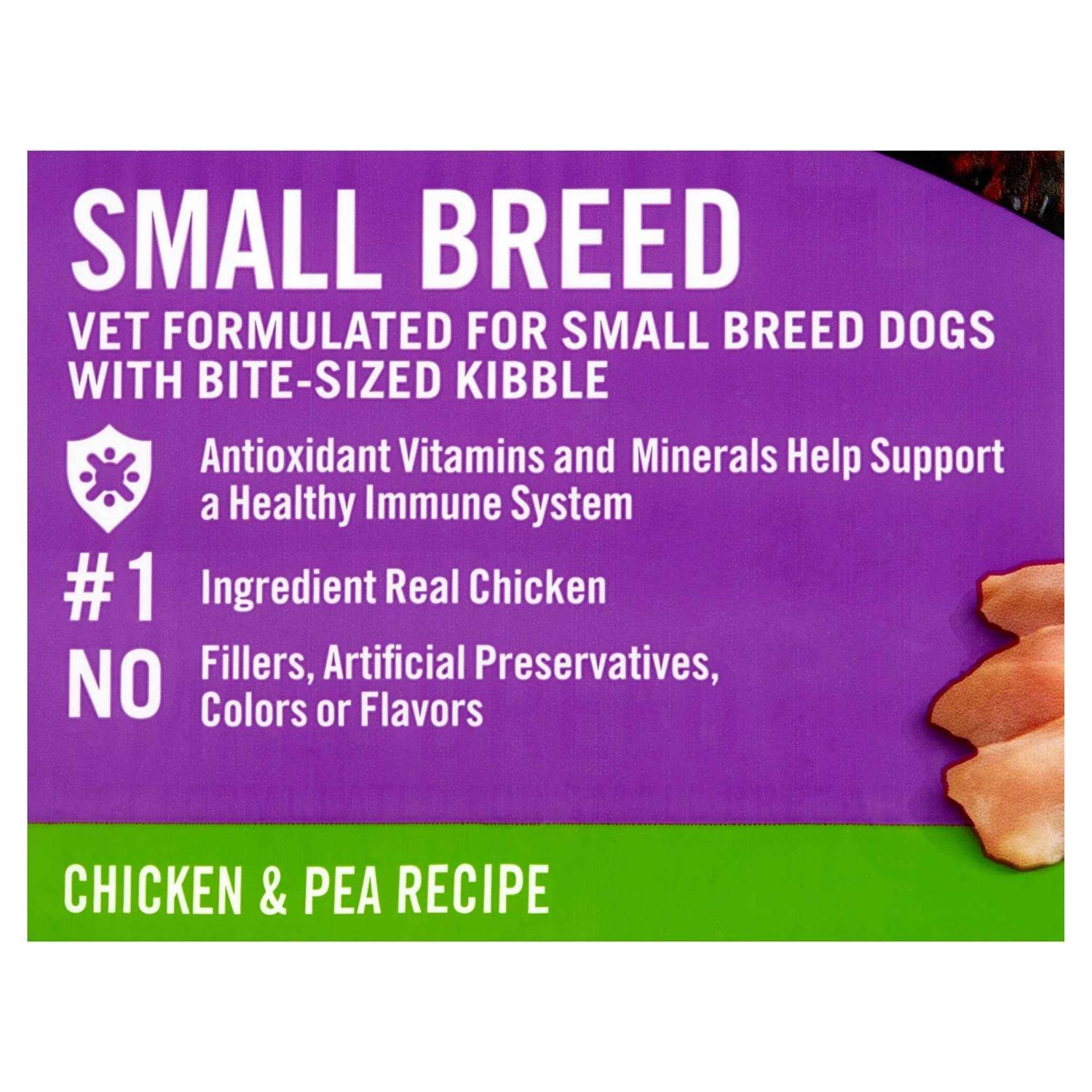 Pure Balance Pro+ Small Breed Chicken & Pea Recipe Dry Dog Food - Healthber