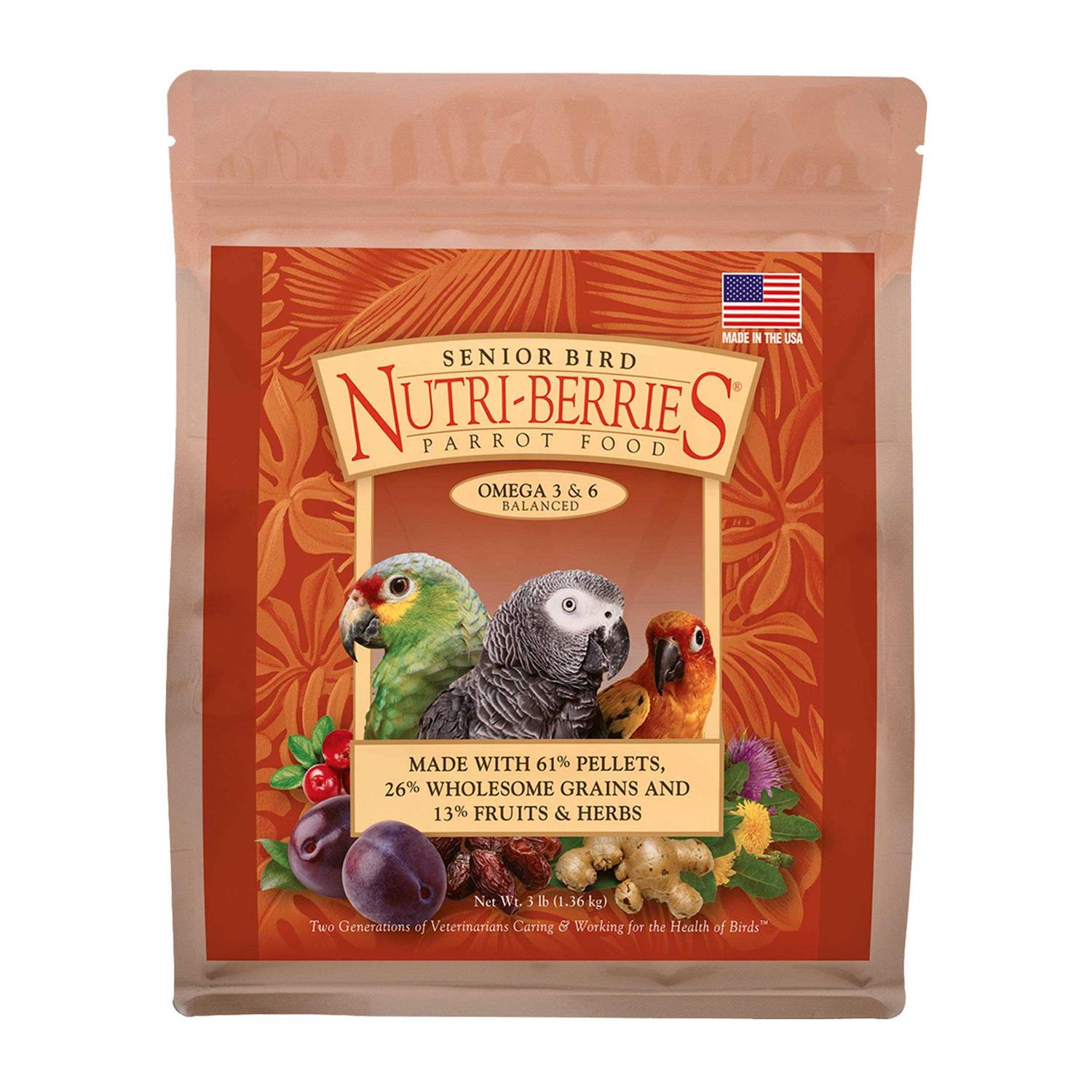 Lafeber Senior Bird Nutri Berries Parrot Food - Healthber