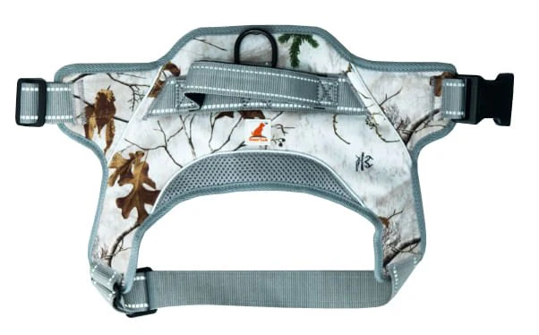 Doggy Tales Patented Realtree Hart Harness, Snow - Healthber