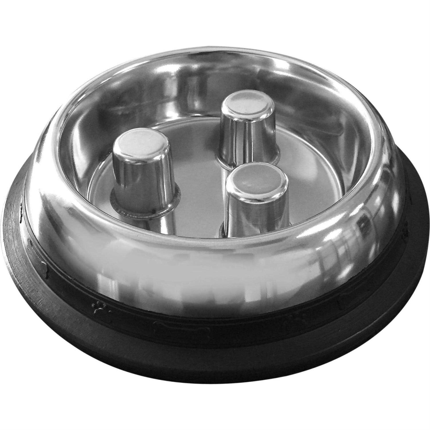 Qt Dog Stainless Steel Brake-Fast Bowl - Healthber
