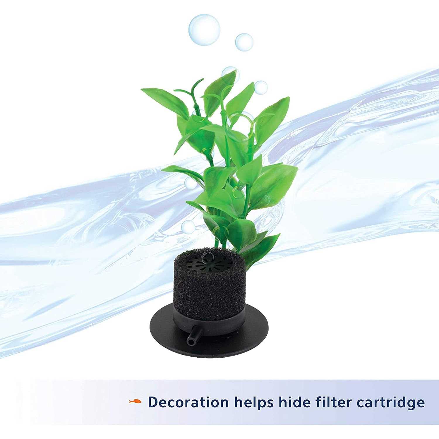 Aqueon Betta Filter with Natural Plant - Healthber