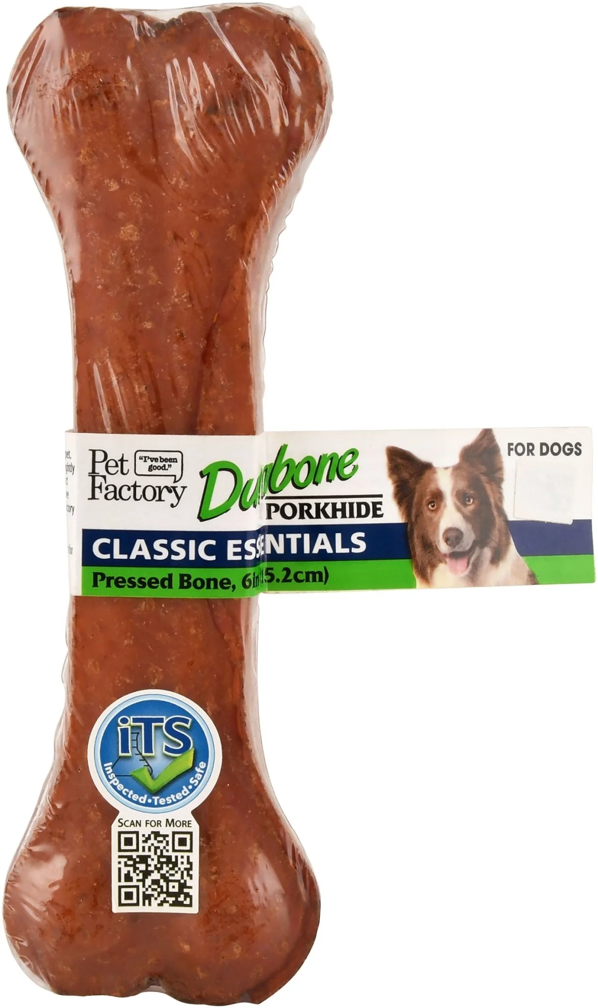 Classic Essentials Pressed Porkhide Durabone Chew - Healthber