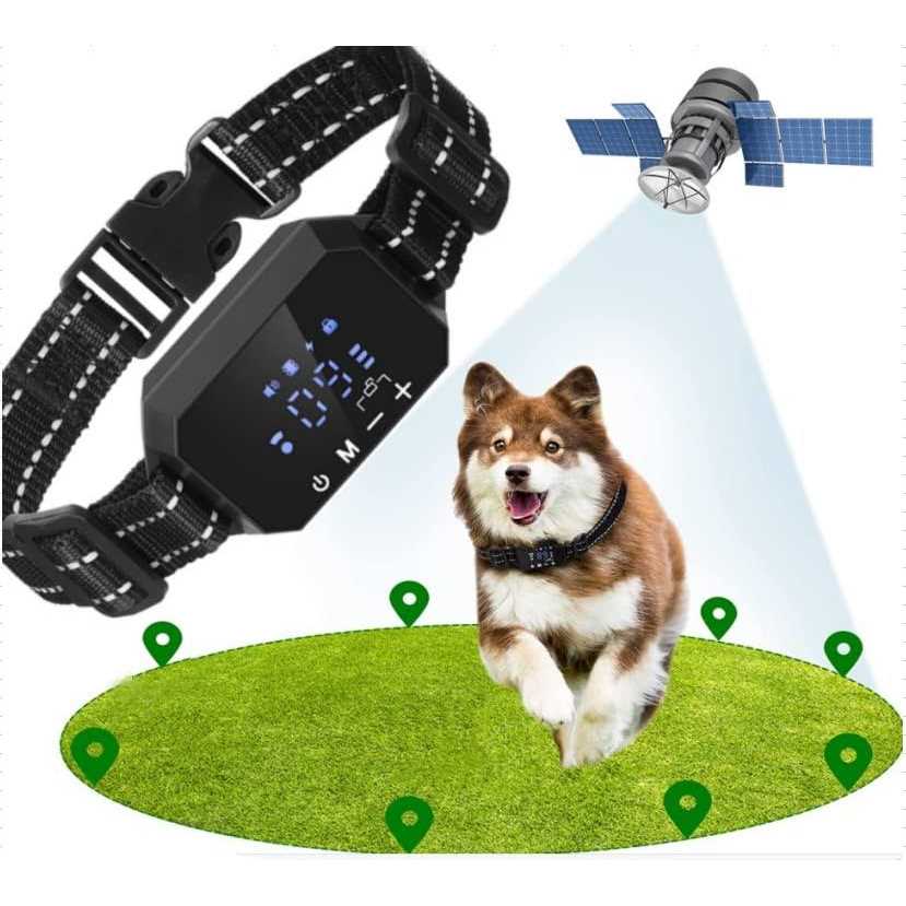 BHCEY Gps Wireless Dog Fence 2023 Electric Fence System for Dogs Portable Gps Wireless Pet Containment System. Large Signal Boundary Range Up to 6560ft - Healthber
