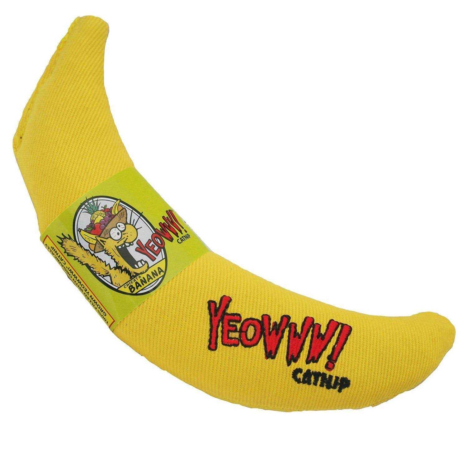Yeowww! Banana Catnip Toy - Healthber