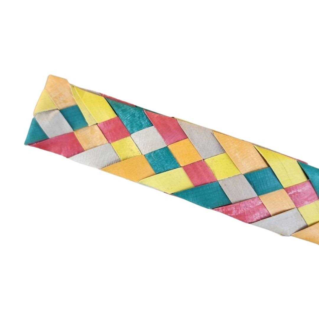 Planet Pleasures Rainbow Shredders Straight Ribbon Bird Toy - Healthber