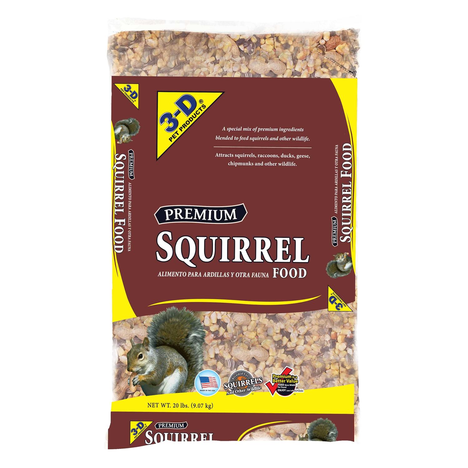 3-d Pet Products Premium Squirrel and Wildlife Food - Healthber