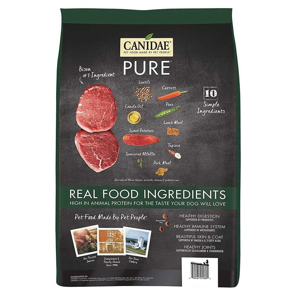 Canidae Grain Free Pure Bison Dry Dog Food - Healthber