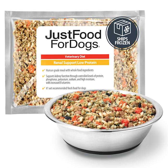 JustFoodForDogs Renal Support Low Protein Diet - Healthber