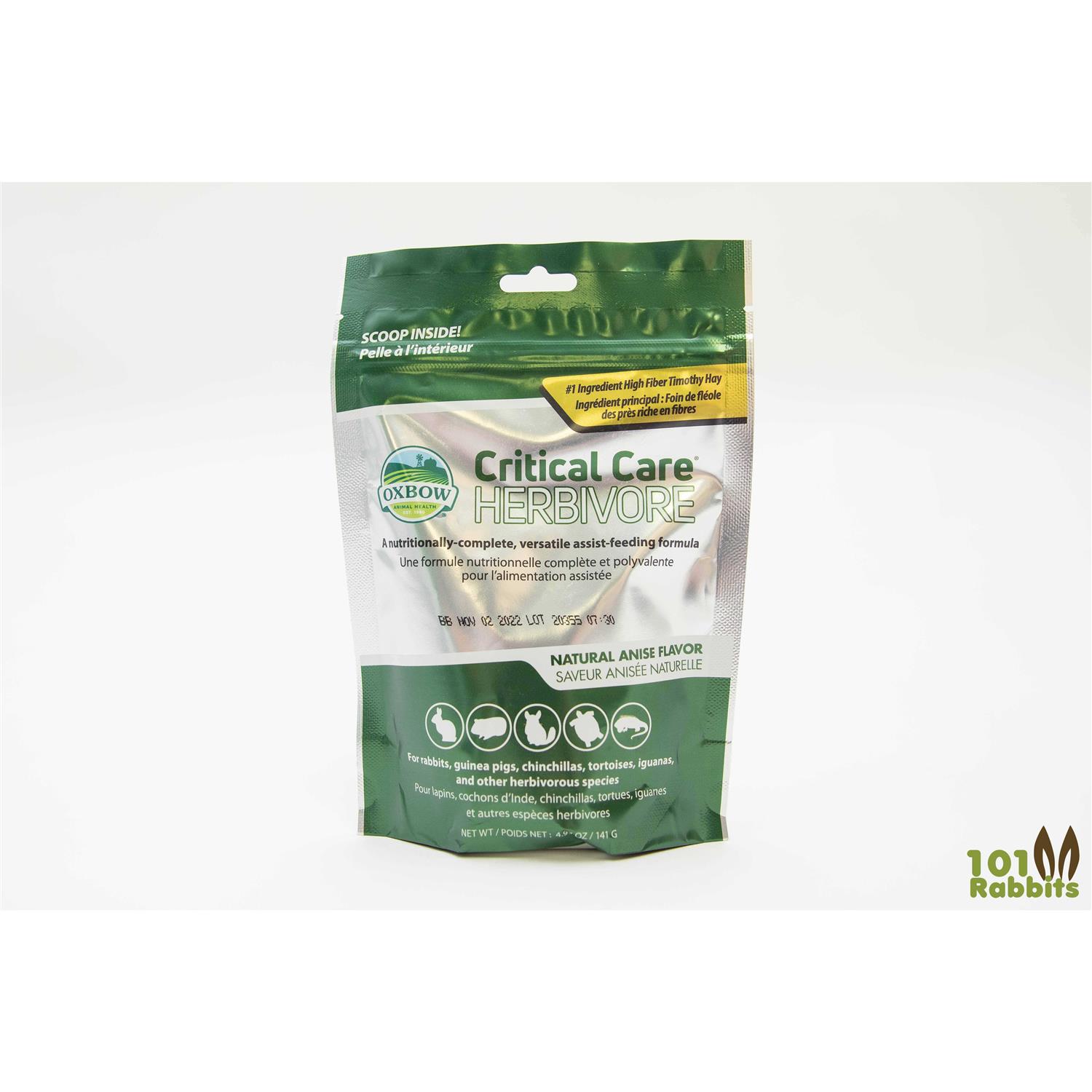 Oxbow Critical Care Herbivore Apple-Banana - Healthber