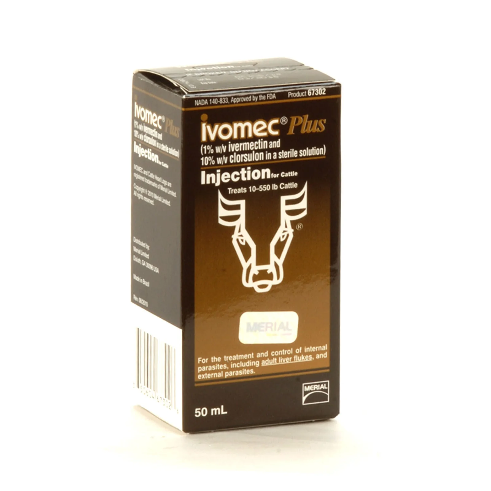 Ivomec Plus Injectable Cattle Wormer - Healthber