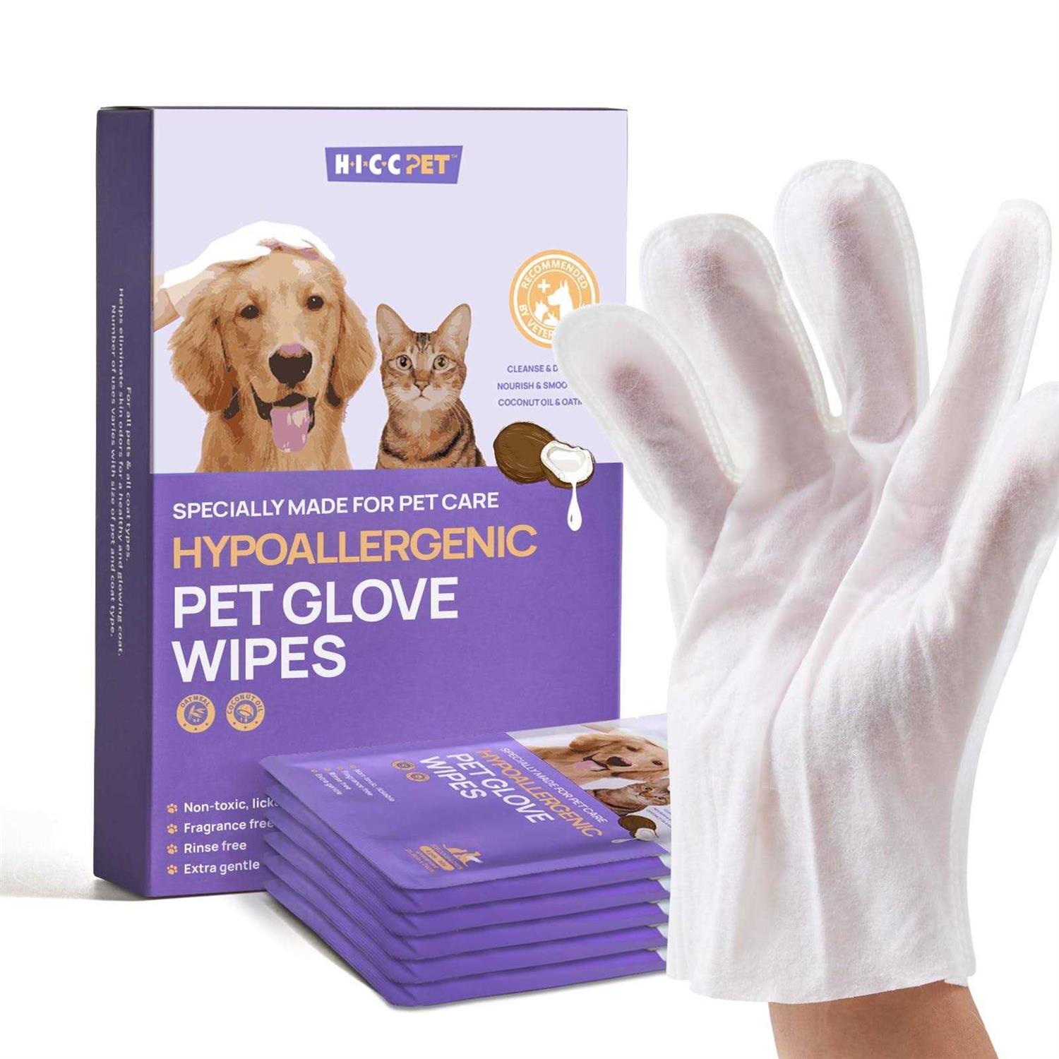 HICC PET Cleaning Deodorizing Bathing Wipes for Dogs and Cats - Healthber