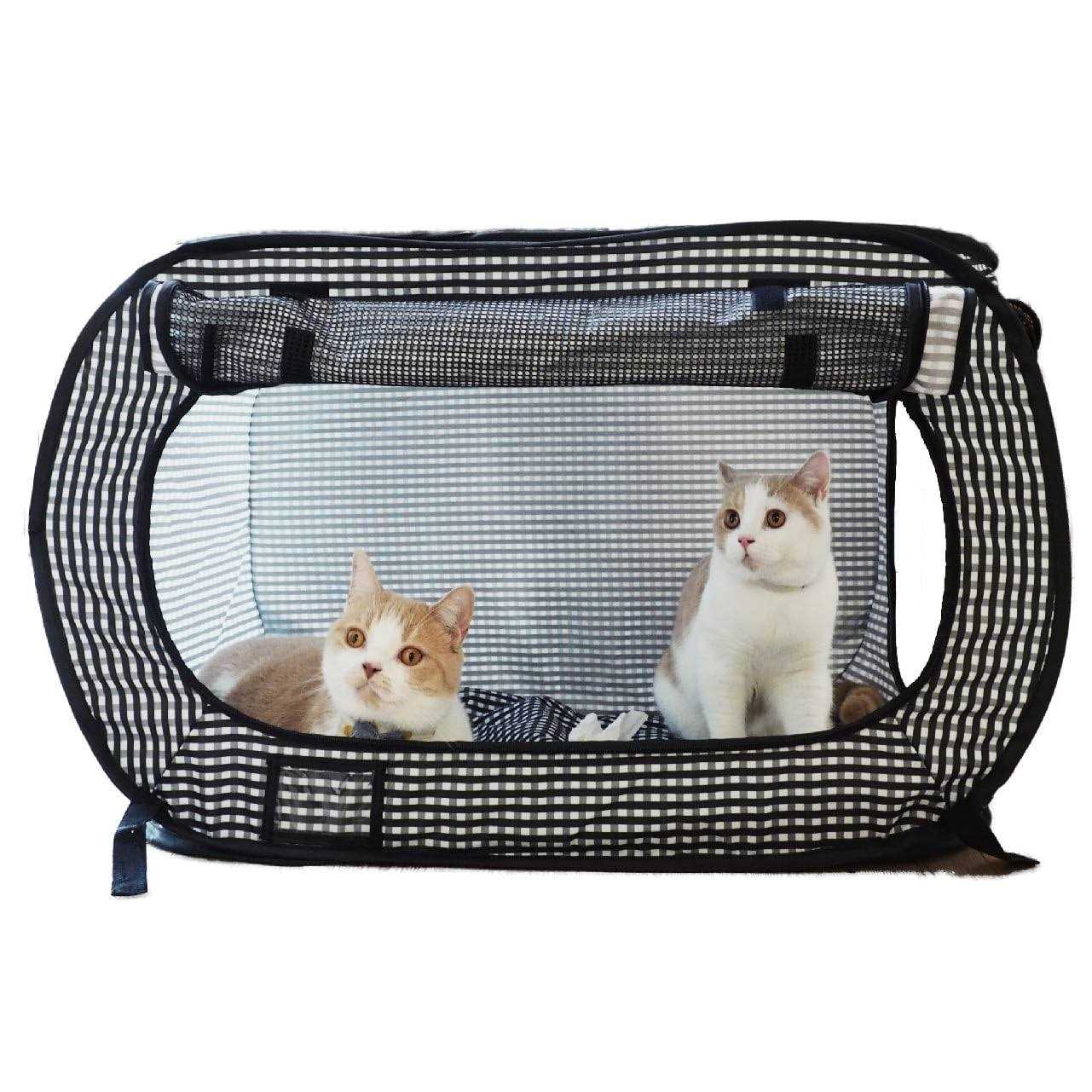 Necoichi Portable Stress Free Cat Cage - Healthber