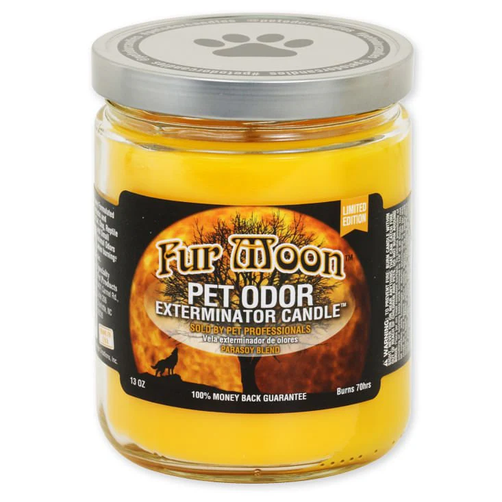 Pet Odor Exterminator Candle, FurMoon, 13 oz - Healthber