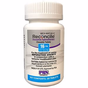 Rx Reconcile (fluoxetine hydrochloride) Chewable Tabs for Dogs - Healthber