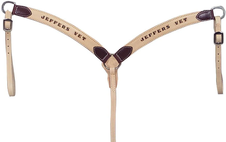 Personalized Leather Breast Collar - Healthber