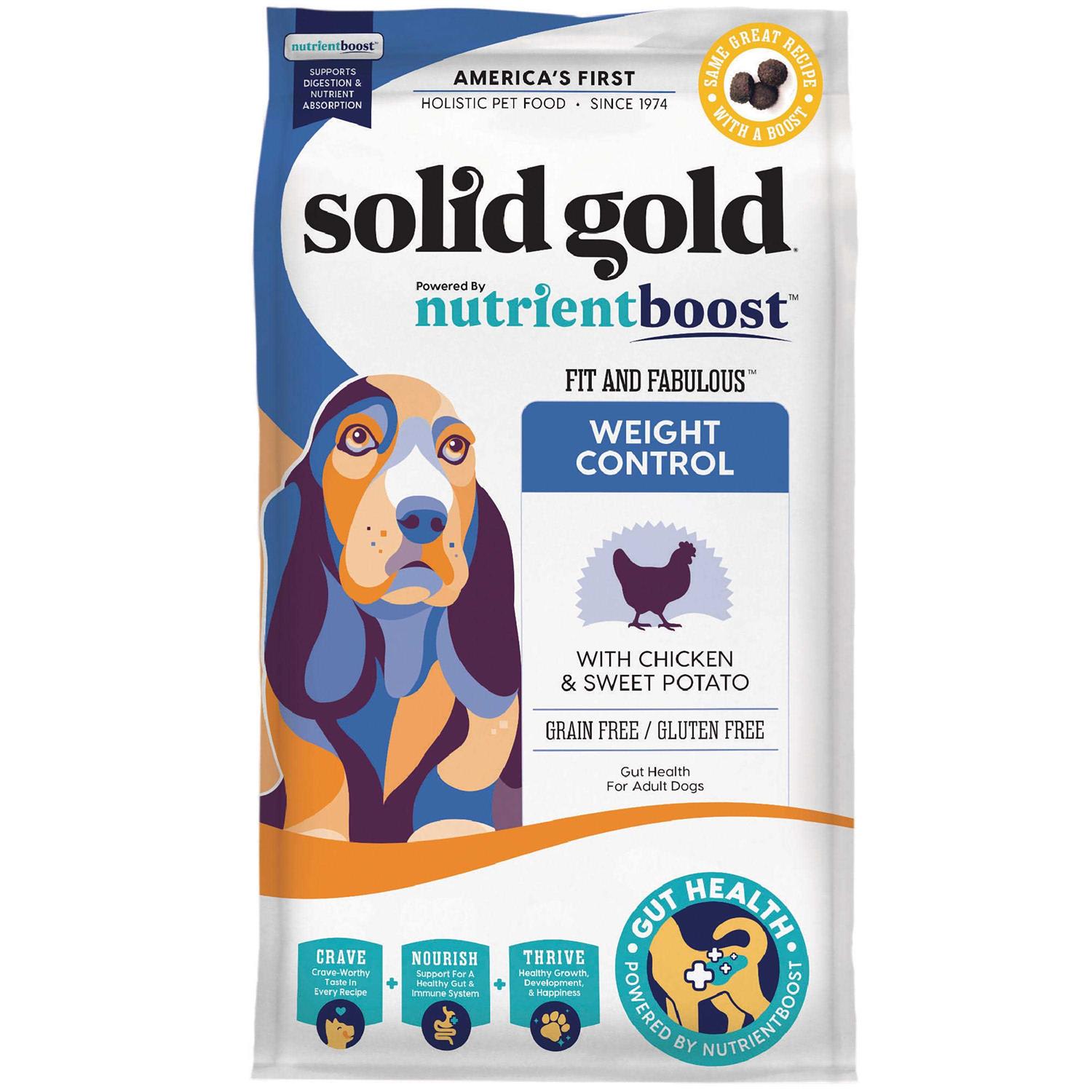 Solid Gold Nutrientboost Fit & Fabulous Chicken Dry Dog Food - Healthber