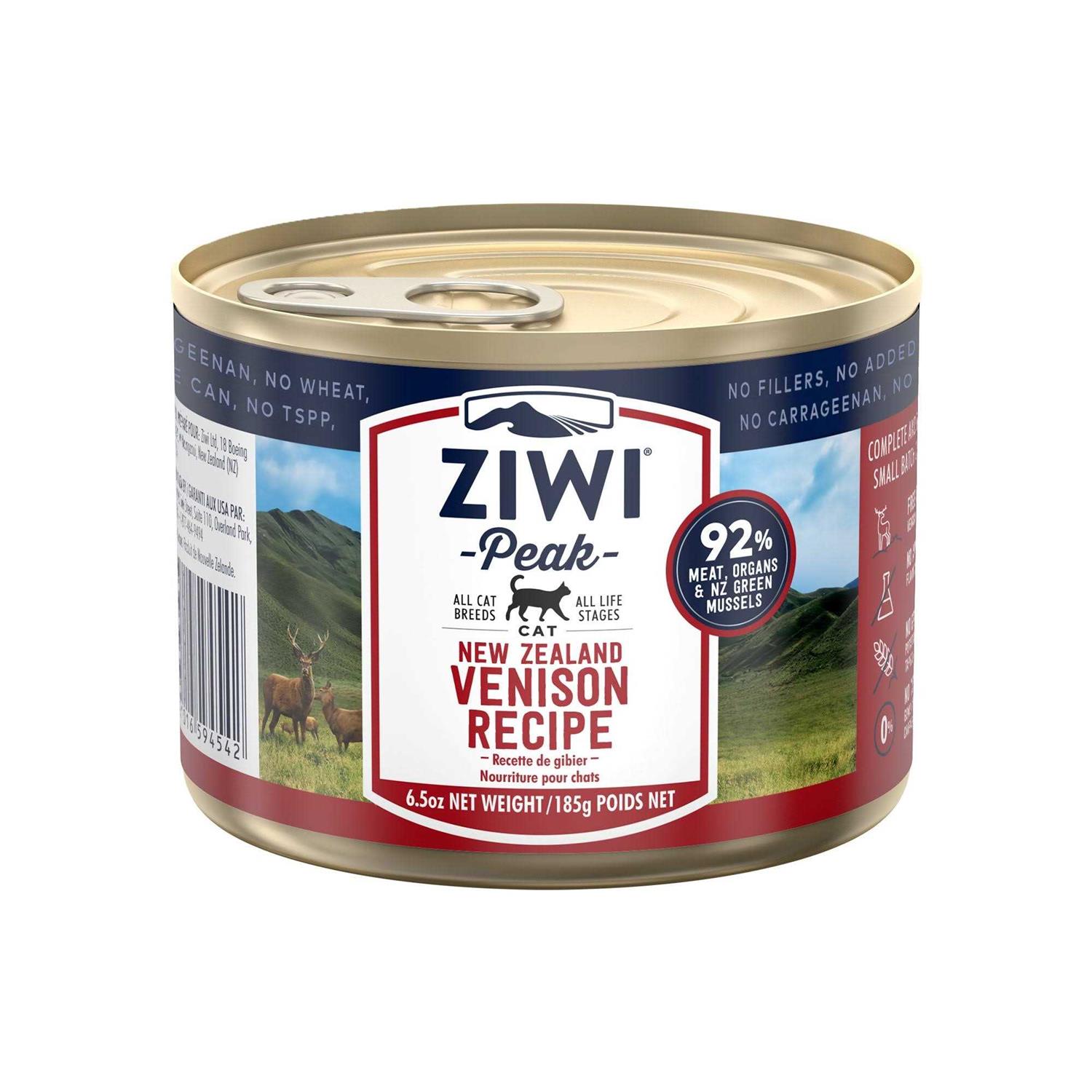 Ziwi Peak Venison Recipe Canned Cat Food 6.5-oz Case of 12 - Healthber