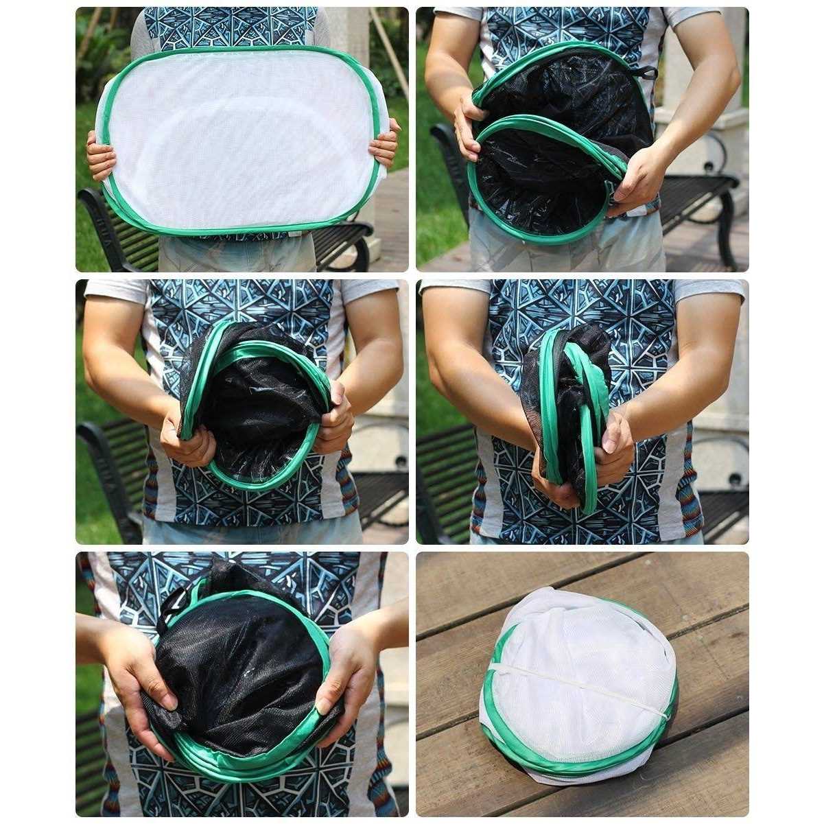 RESTCLOUD Insect and Butterfly Habitat Cage Terrarium Pop-up Tall - Healthber