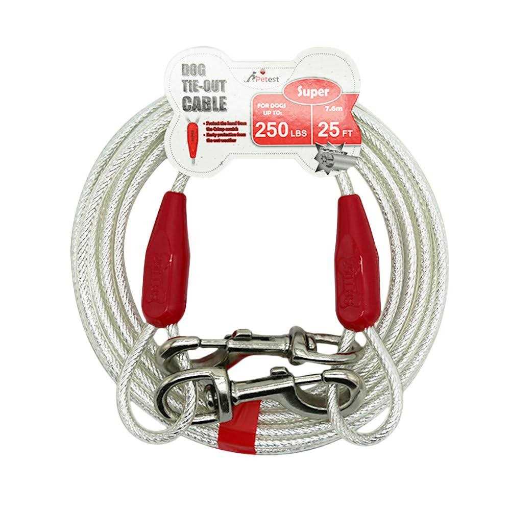Petest Reflective Tie-Out Cable Dogs Up - Healthber