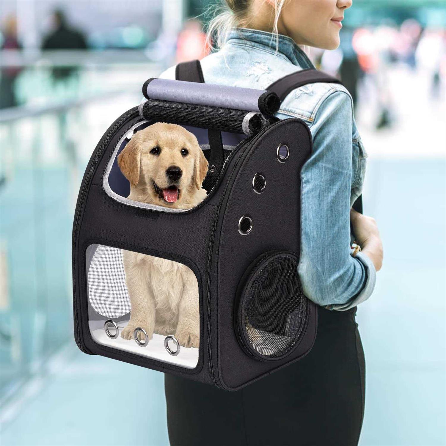 COVONO Expandable Pet Carrier Backpack for Cats, Dogs and Small Animals - Healthber