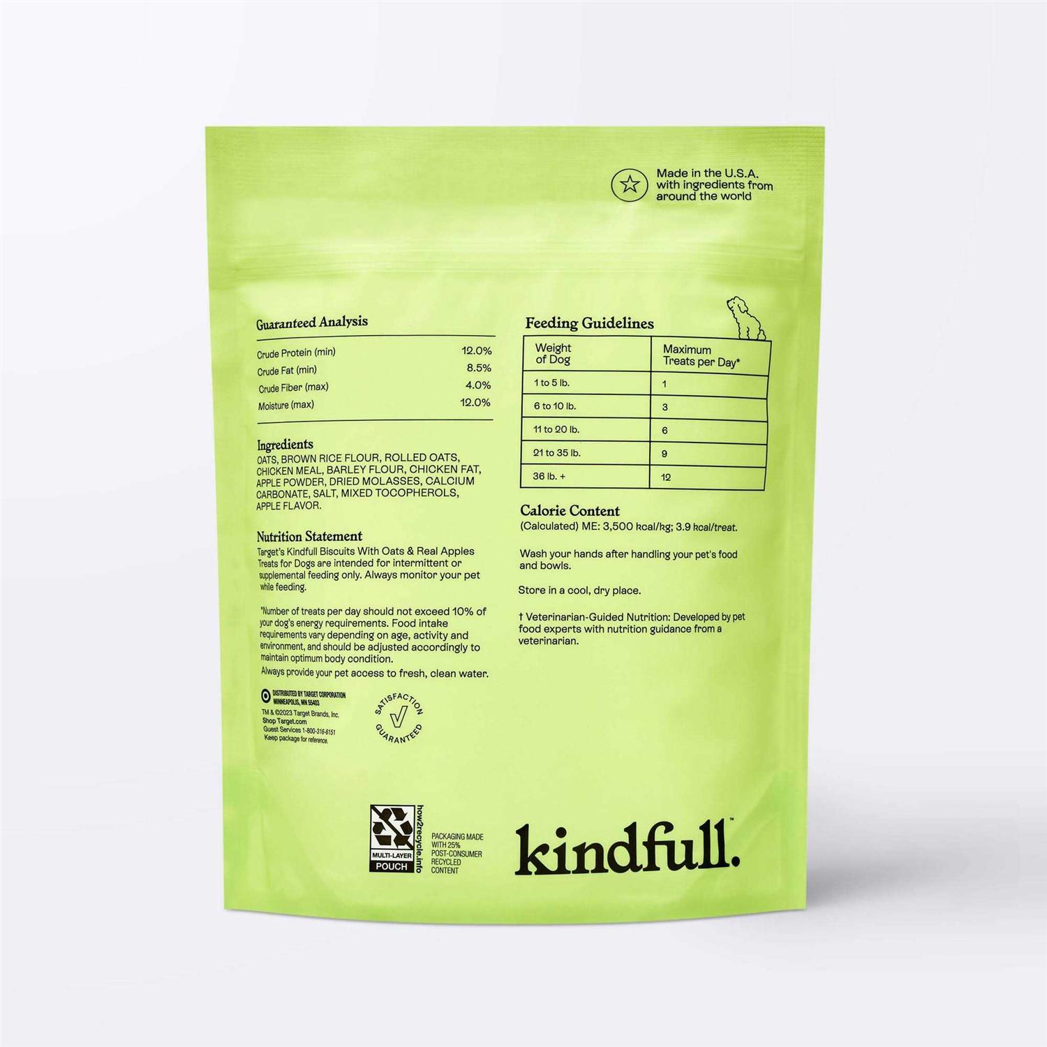Kindfull Biscuit with Oats and Real Dog Treats - Healthber